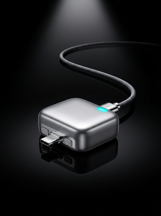 Noxvy — Auto-Disconnect Charging Adapter (USB-C 140W)